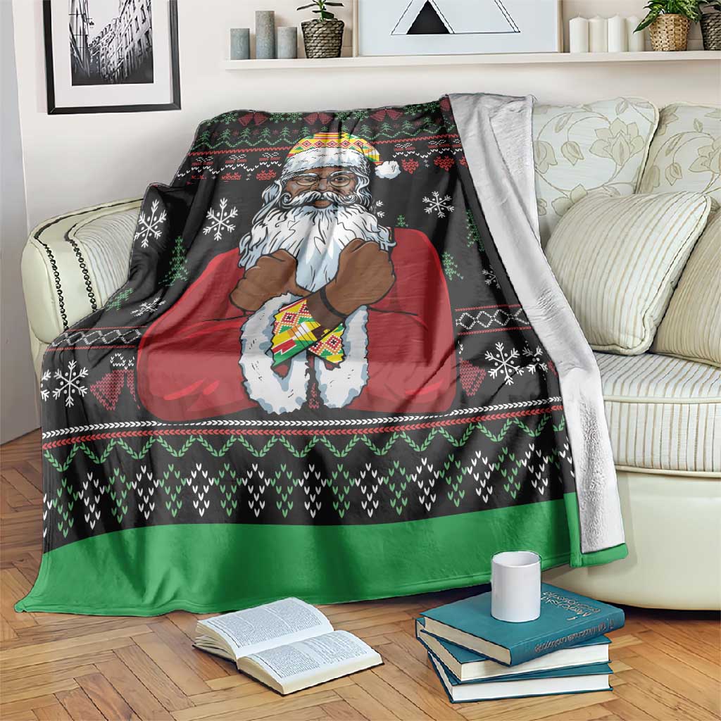 Santa Claus African Christmas Blanket Traditional Costume DT03
