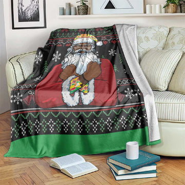 Santa Claus African Christmas Blanket Traditional Costume DT03