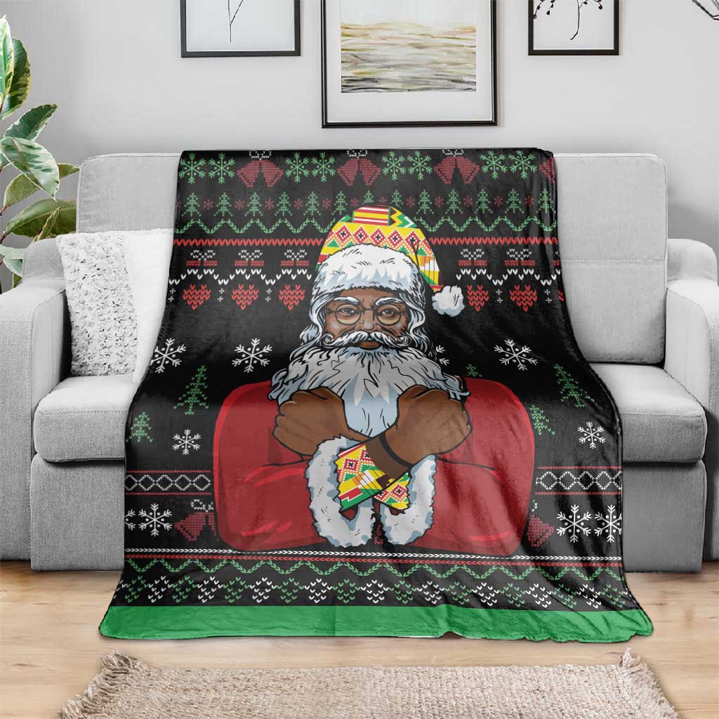 Santa Claus African Christmas Blanket Traditional Costume DT03
