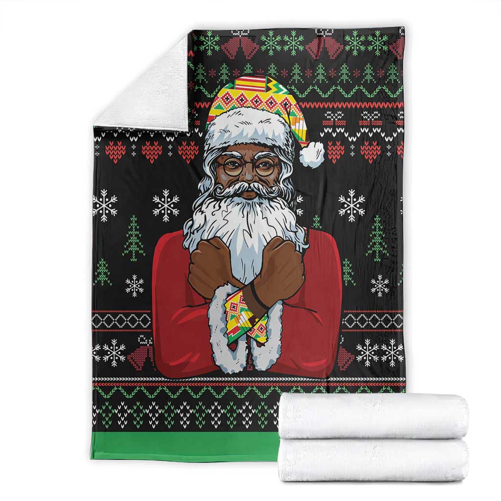 Santa Claus African Christmas Blanket Traditional Costume DT03