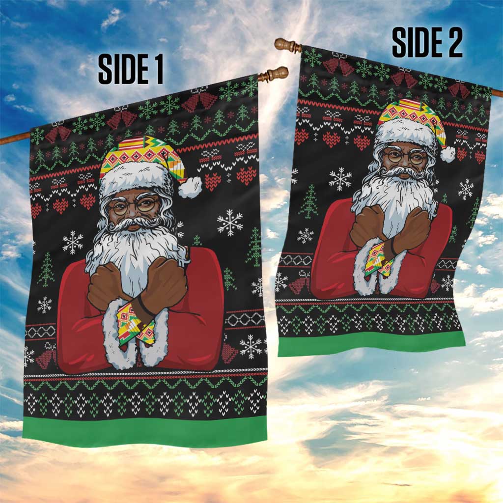 Santa Claus African Christmas Garden Flag Traditional Costume DT03