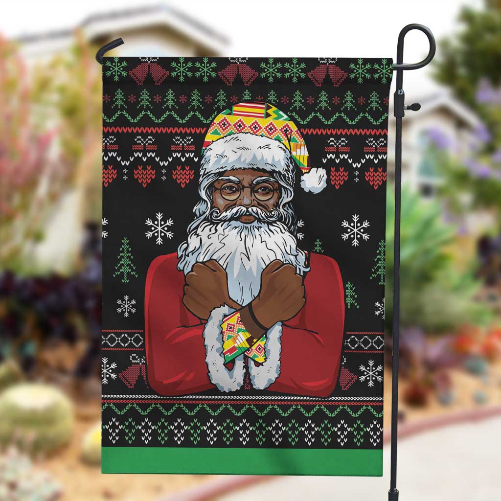 Santa Claus African Christmas Garden Flag Traditional Costume DT03
