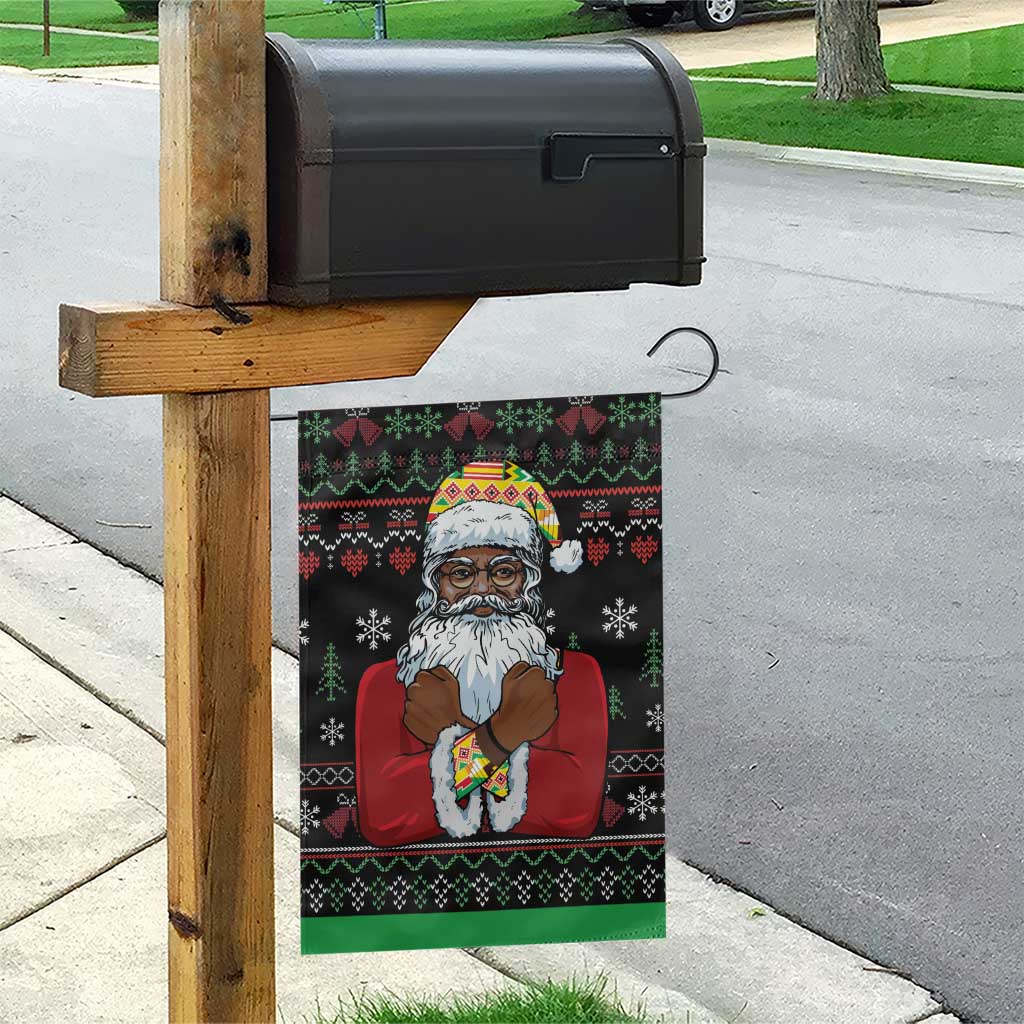 Santa Claus African Christmas Garden Flag Traditional Costume DT03