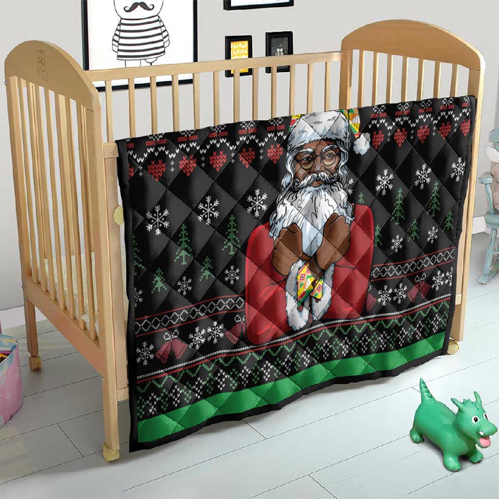 Santa Claus African Christmas Quilt Traditional Costume DT03