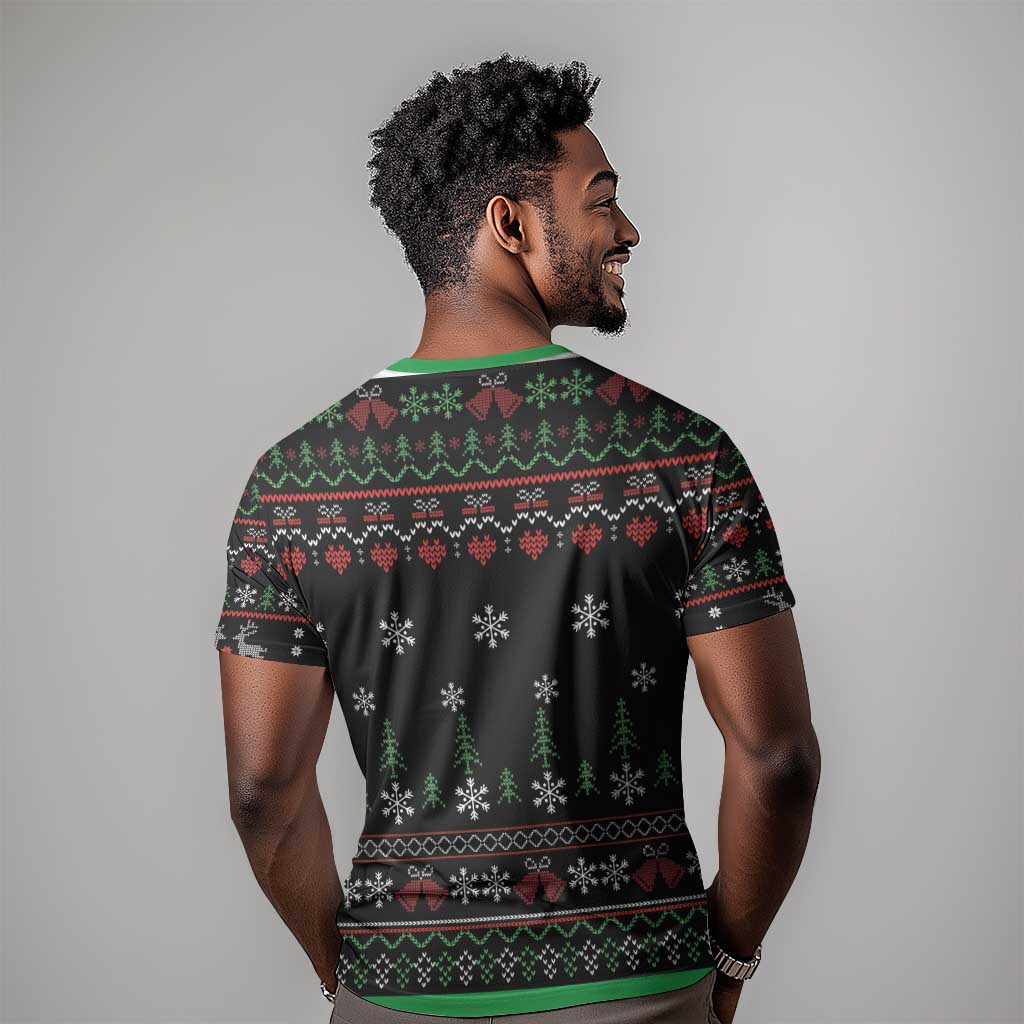Santa Claus African Christmas T shirt Traditional Costume DT03