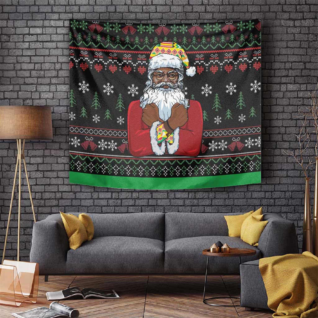 Santa Claus African Christmas Tapestry Traditional Costume DT03