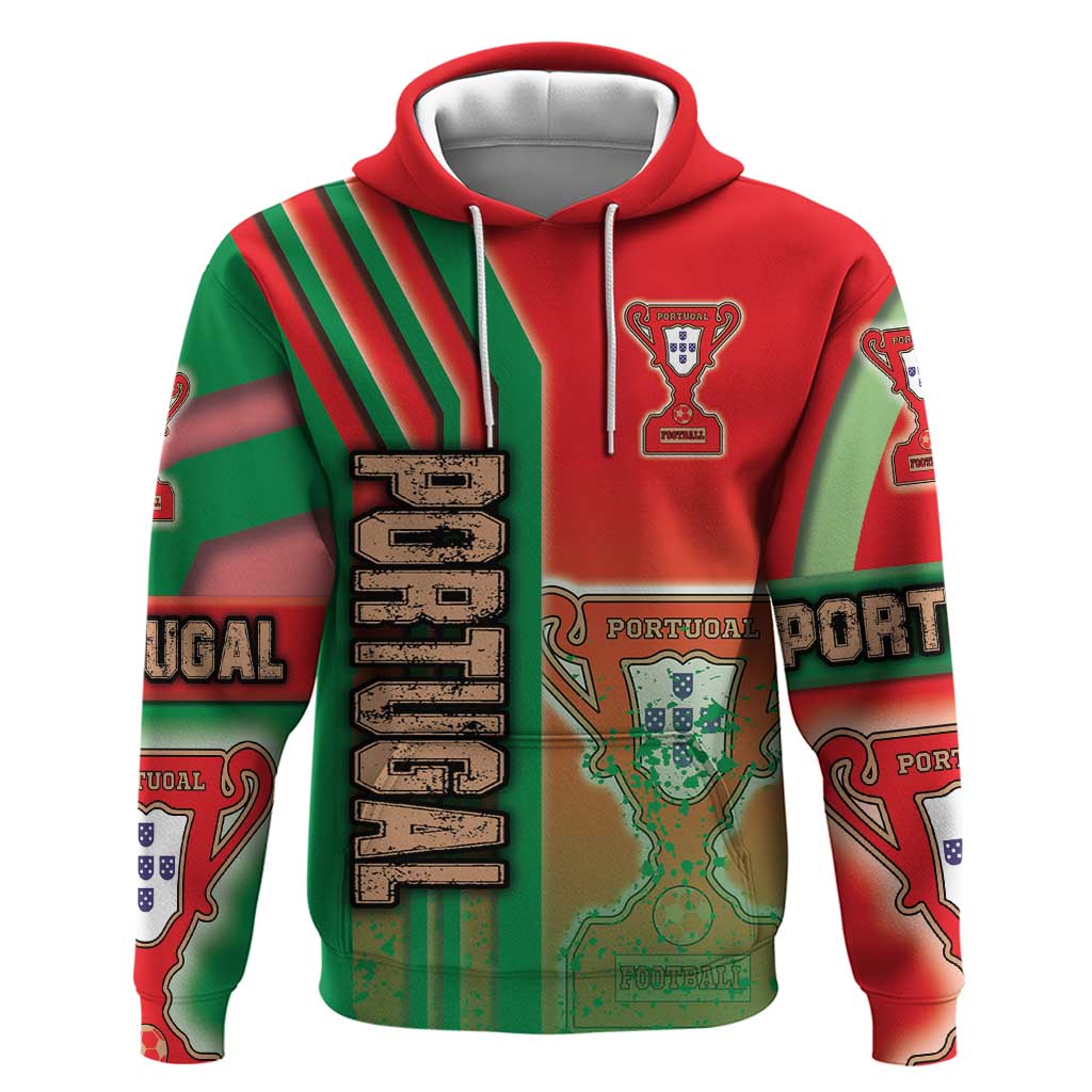 Portugal Football Hoodie Selecao das Quinas Soccer - Road To Champion DT03