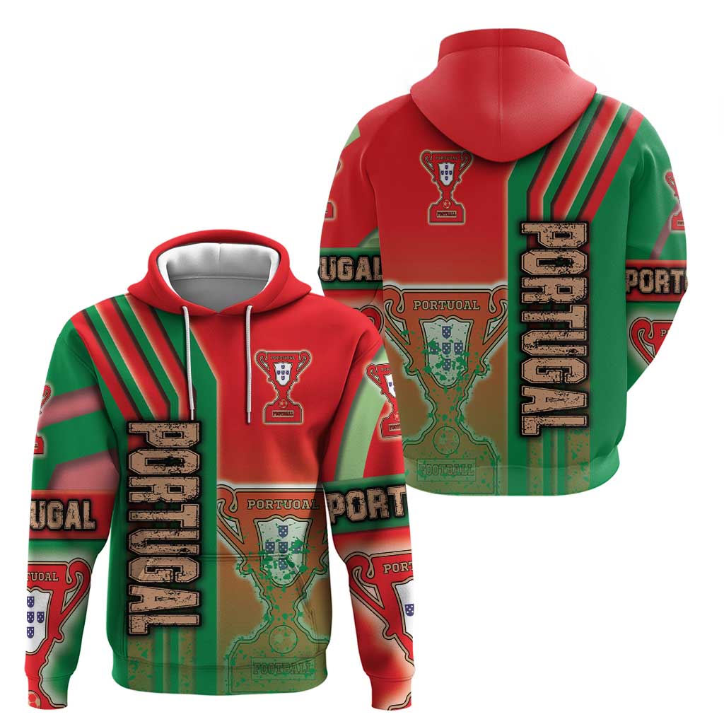 Portugal Football Hoodie Selecao das Quinas Soccer - Road To Champion DT03