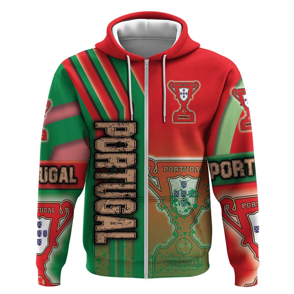 Portugal Football Hoodie Selecao das Quinas Soccer - Road To Champion DT03