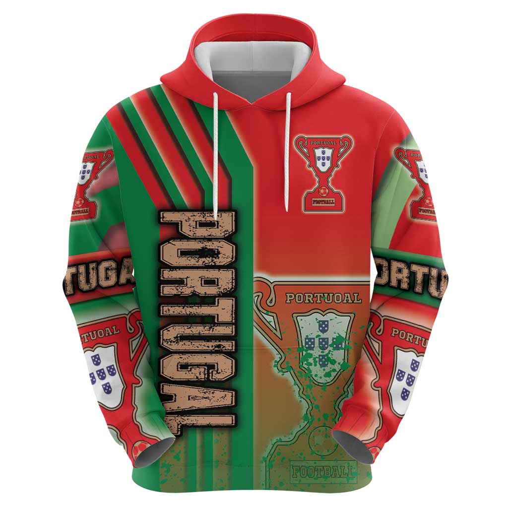 Portugal Football Hoodie Selecao das Quinas Soccer - Road To Champion DT03