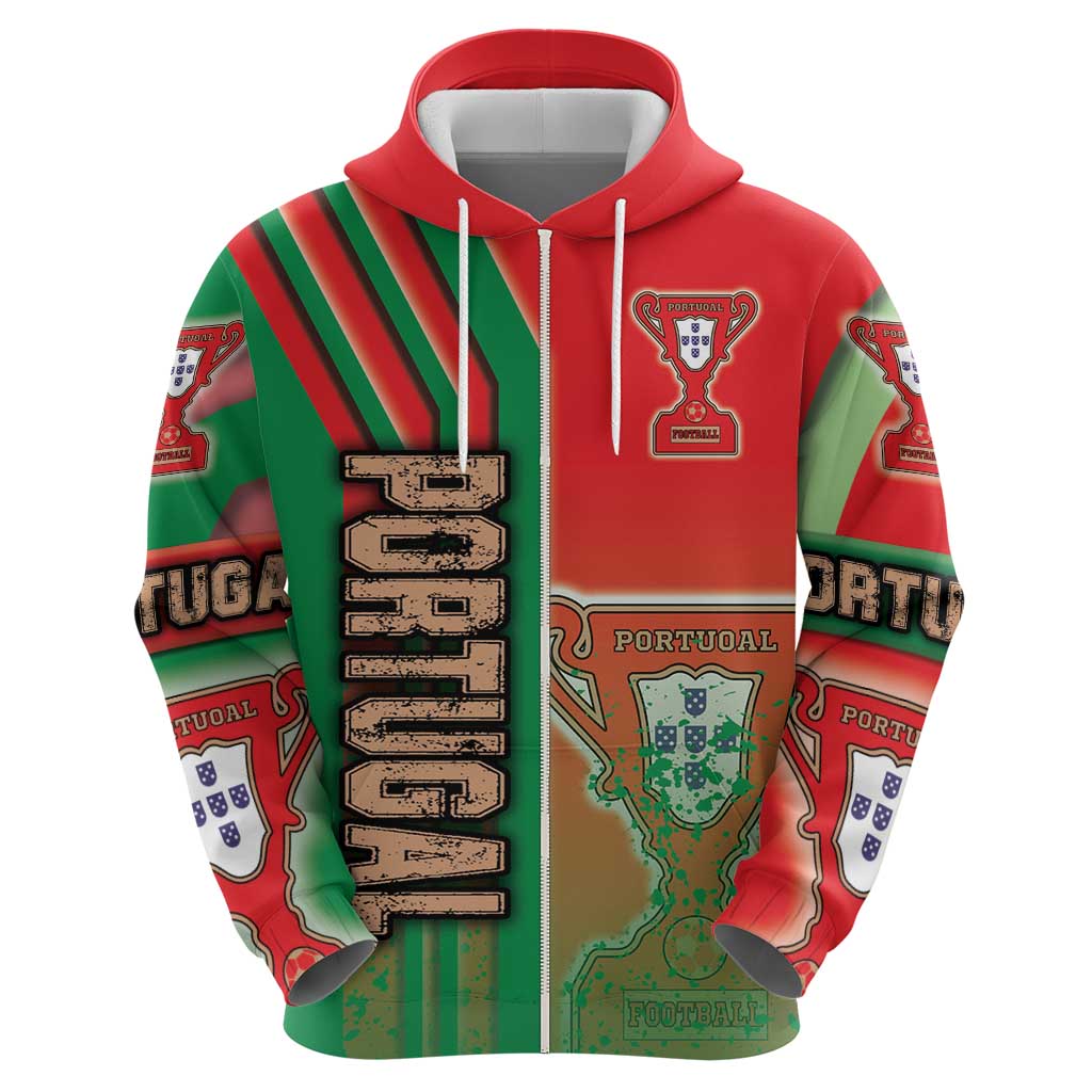 Portugal Football Hoodie Selecao das Quinas Soccer - Road To Champion DT03