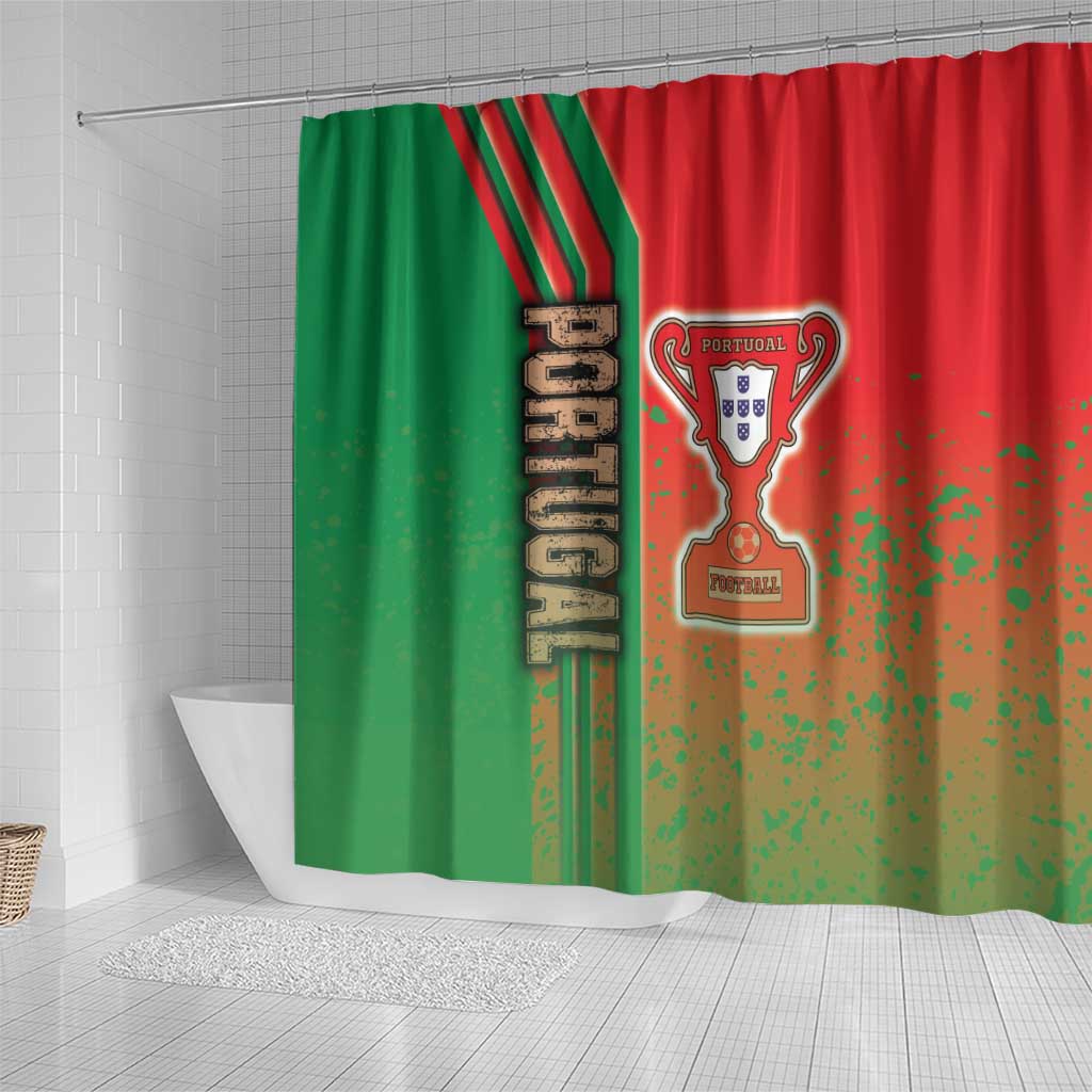 Portugal Football Shower Curtain Selecao das Quinas Soccer - Road To Champion DT03