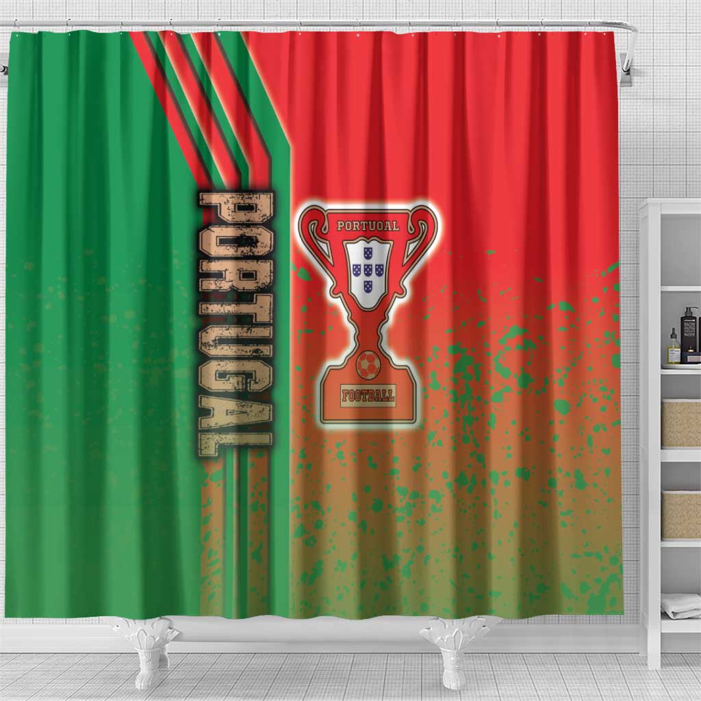 Portugal Football Shower Curtain Selecao das Quinas Soccer - Road To Champion DT03
