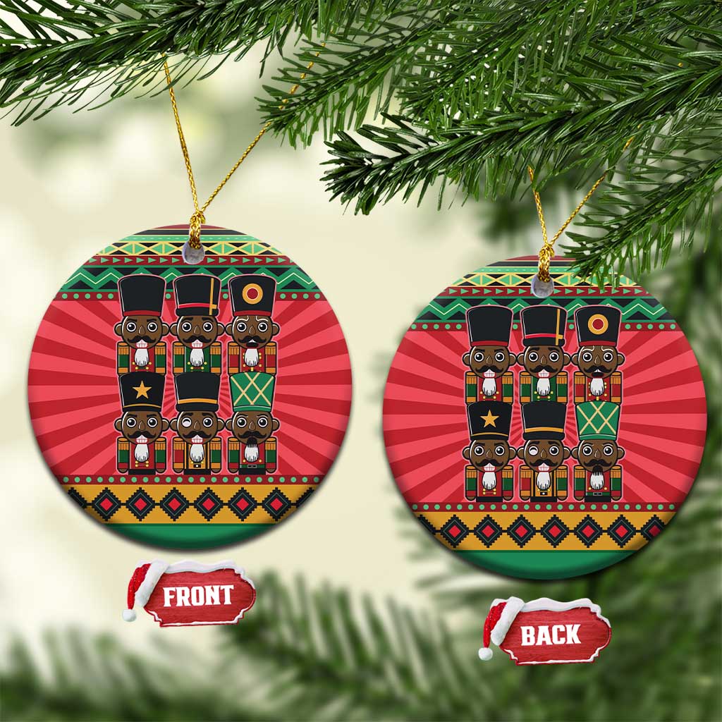 Black Nutcrackers Ceramic Ornament Afro Christmas DT03