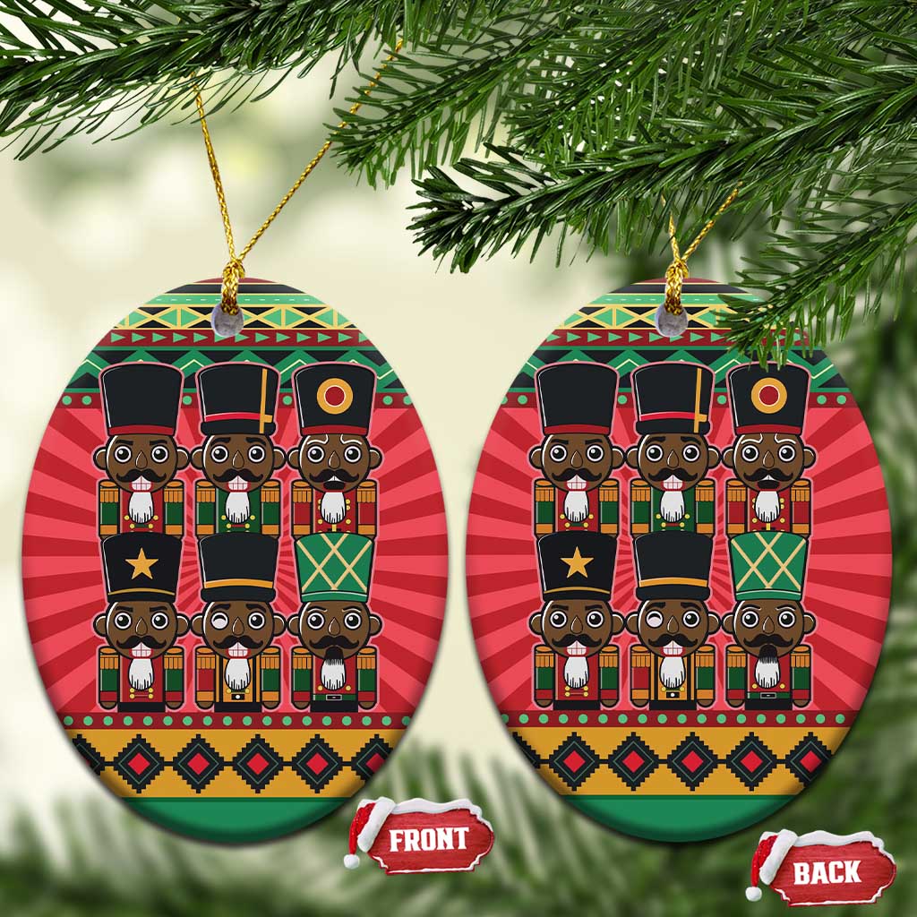 Black Nutcrackers Ceramic Ornament Afro Christmas DT03