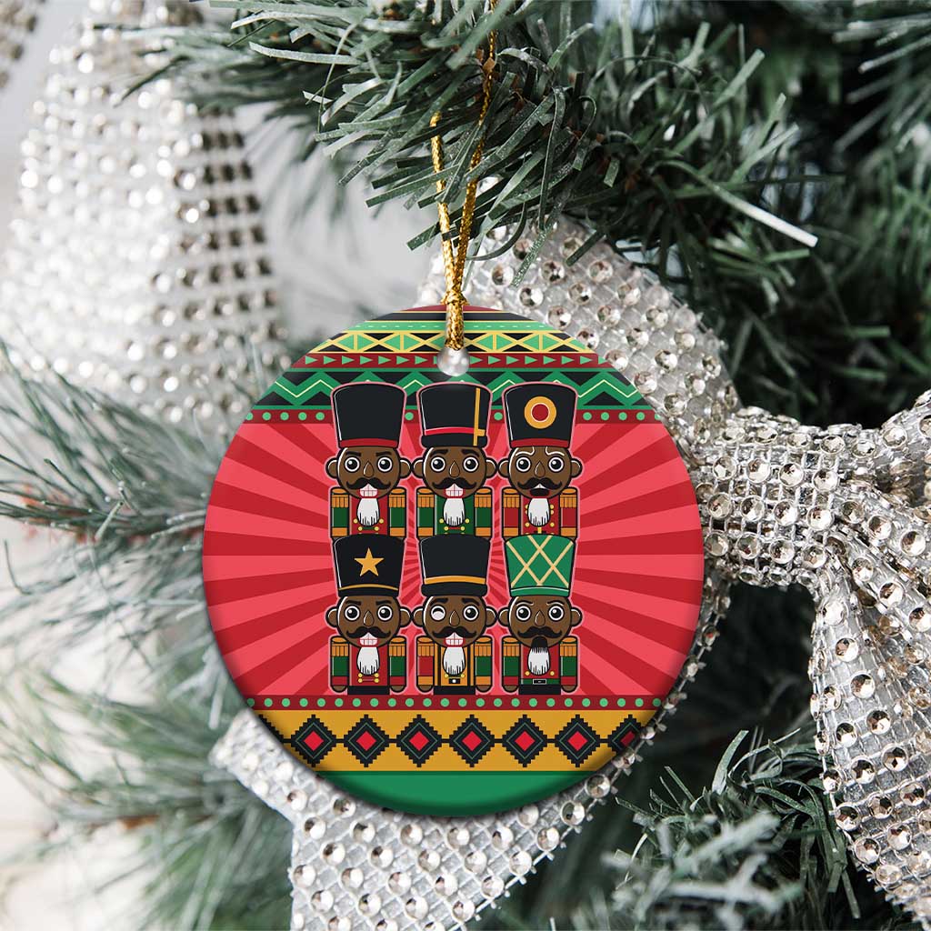 Black Nutcrackers Ceramic Ornament Afro Christmas DT03