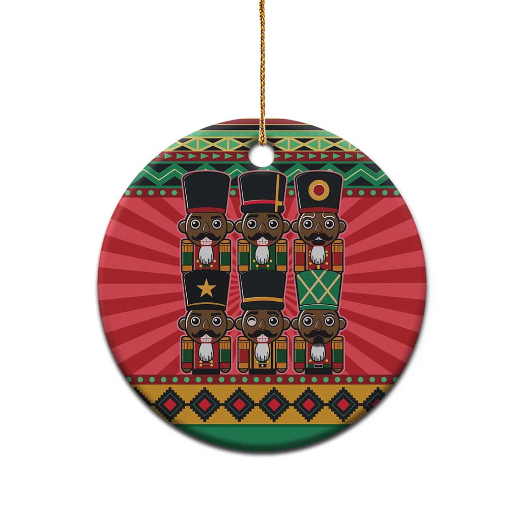 Black Nutcrackers Ceramic Ornament Afro Christmas DT03