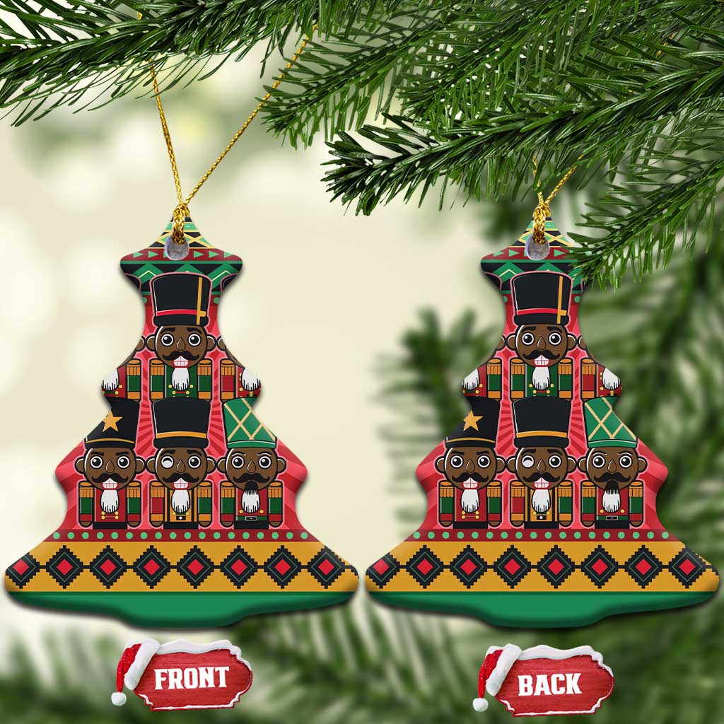 Black Nutcrackers Ceramic Ornament Afro Christmas DT03