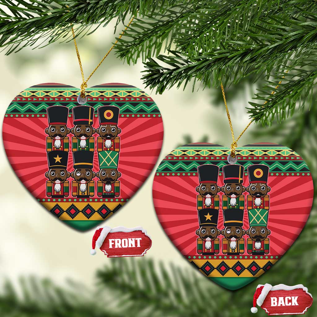 Black Nutcrackers Ceramic Ornament Afro Christmas DT03