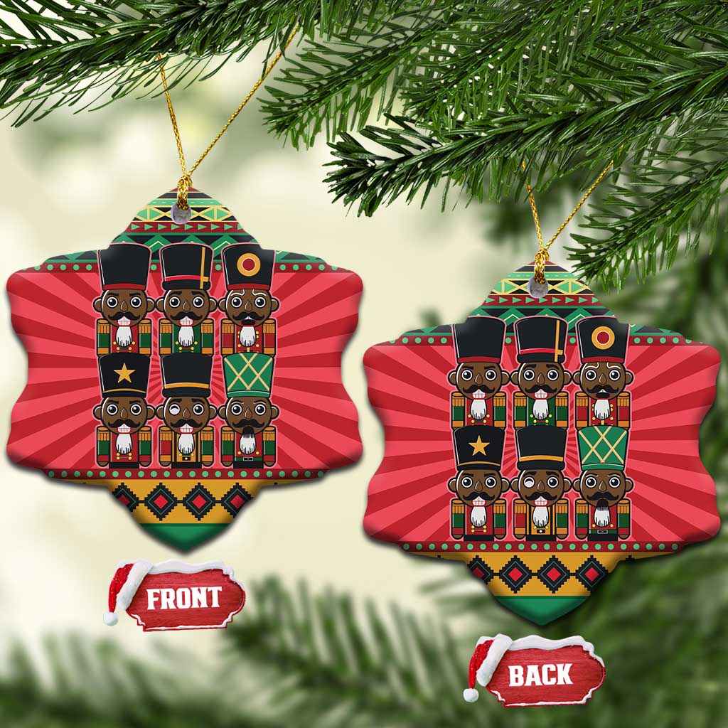 Black Nutcrackers Ceramic Ornament Afro Christmas DT03
