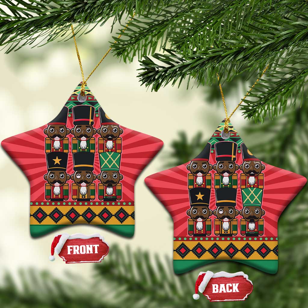 Black Nutcrackers Ceramic Ornament Afro Christmas DT03