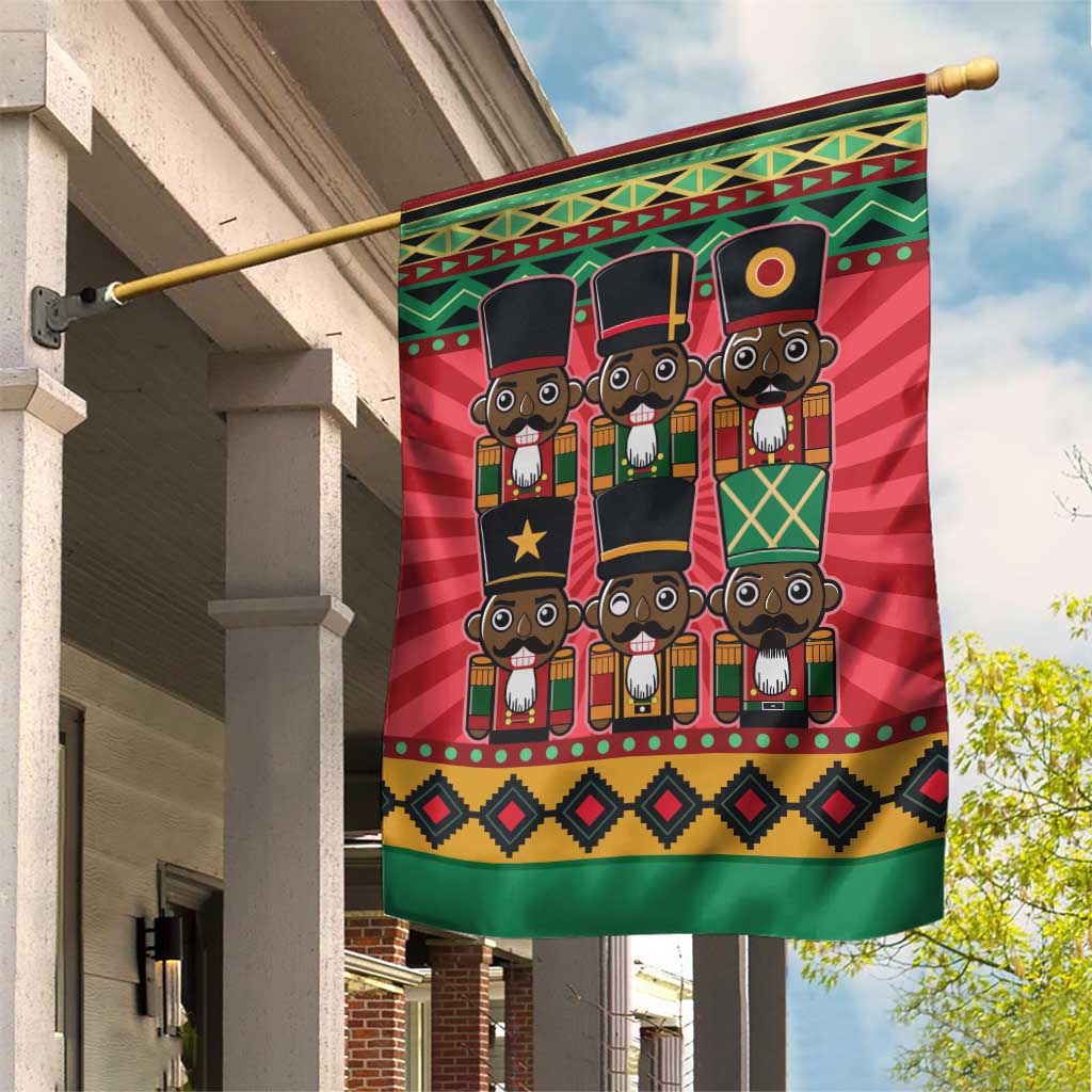 Black Nutcrackers Garden Flag Afro Christmas DT03