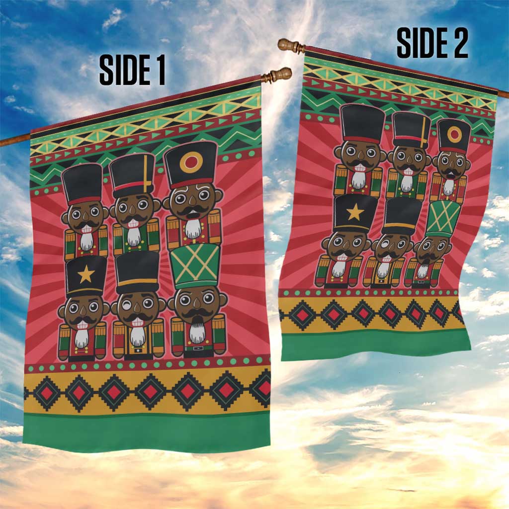 Black Nutcrackers Garden Flag Afro Christmas DT03