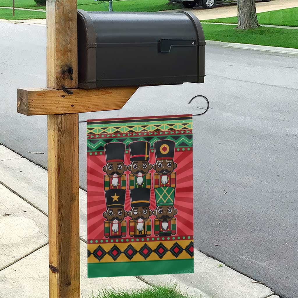 Black Nutcrackers Garden Flag Afro Christmas DT03