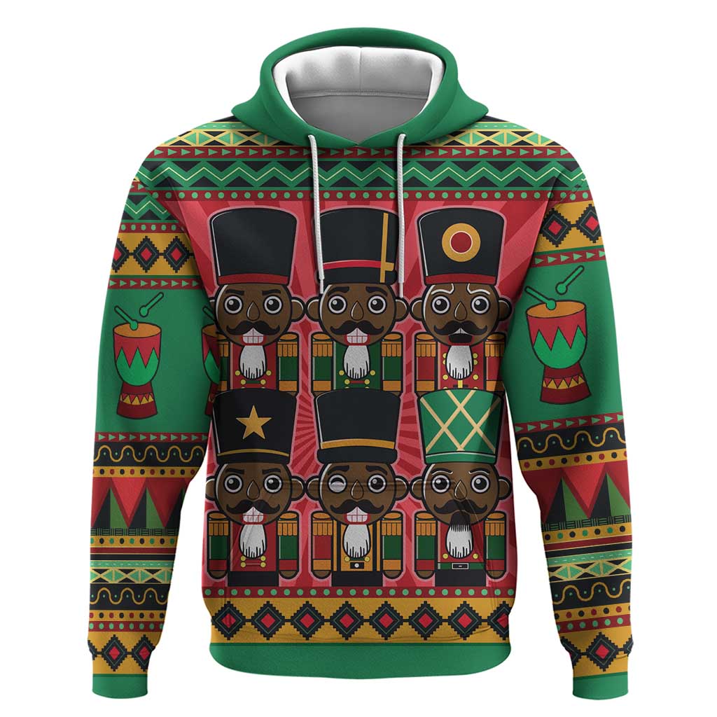 Black Nutcrackers Hoodie Afro Christmas DT03