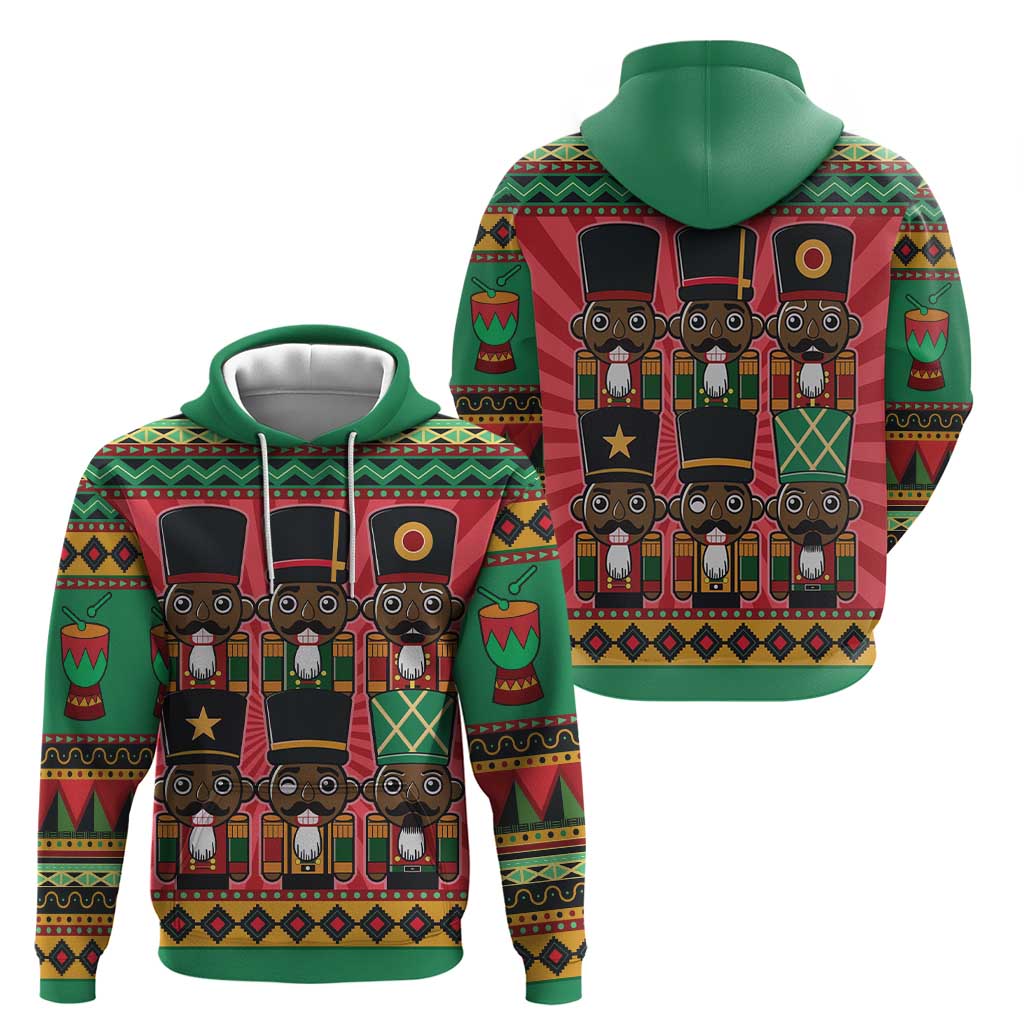 Black Nutcrackers Hoodie Afro Christmas DT03