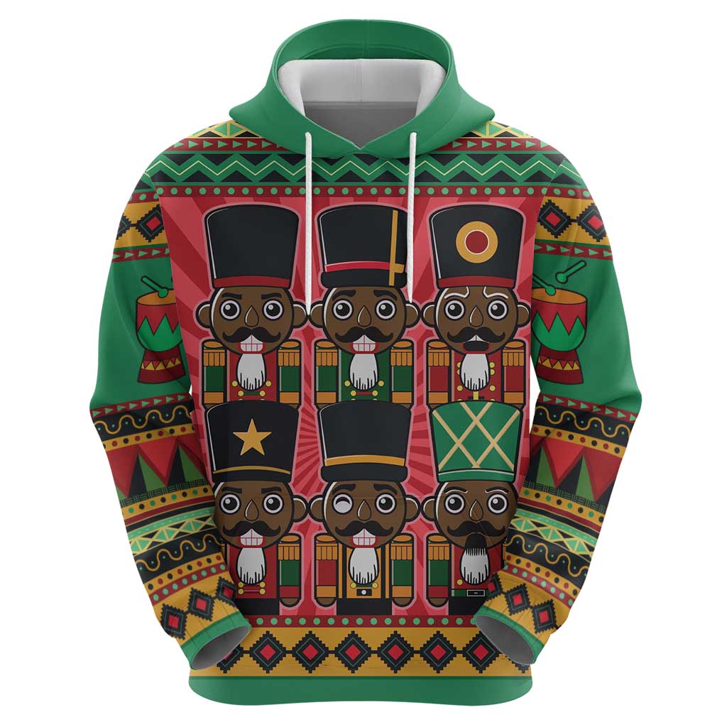 Black Nutcrackers Hoodie Afro Christmas DT03