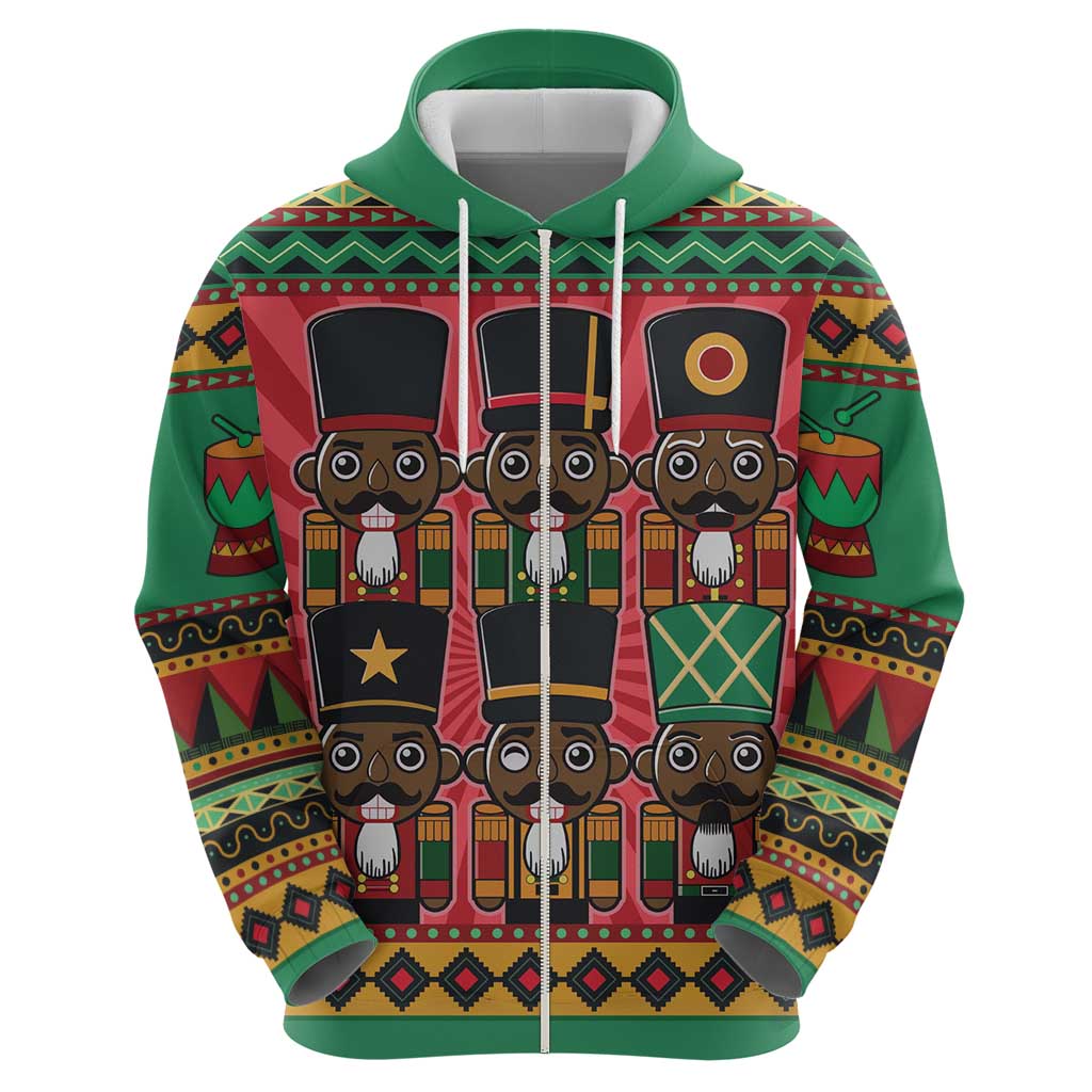 Black Nutcrackers Hoodie Afro Christmas DT03