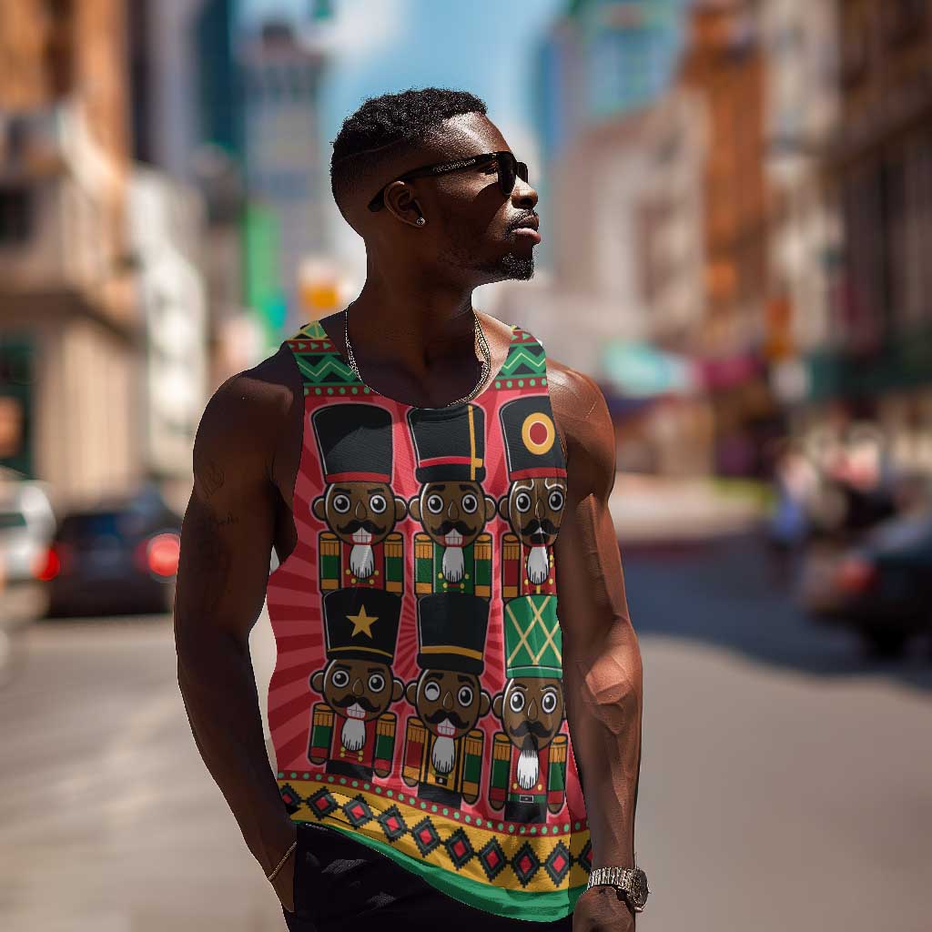 Black Nutcrackers Men Tank Top Afro Christmas DT03