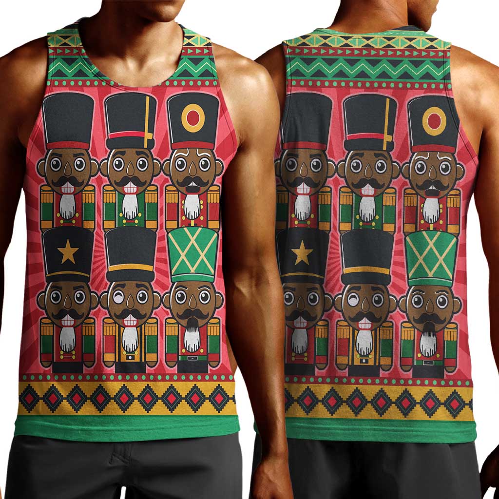 Black Nutcrackers Men Tank Top Afro Christmas DT03
