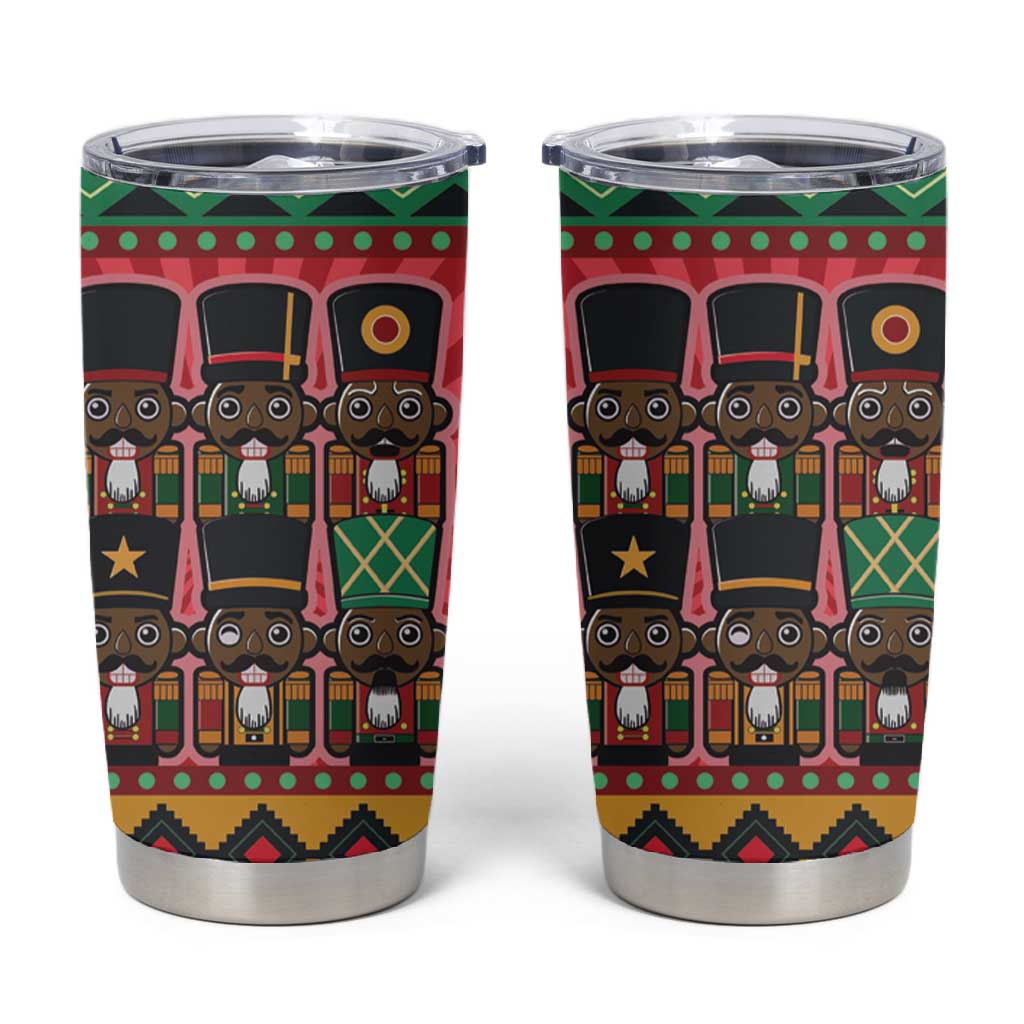 Black Nutcrackers Tumbler Cup Afro Christmas DT03
