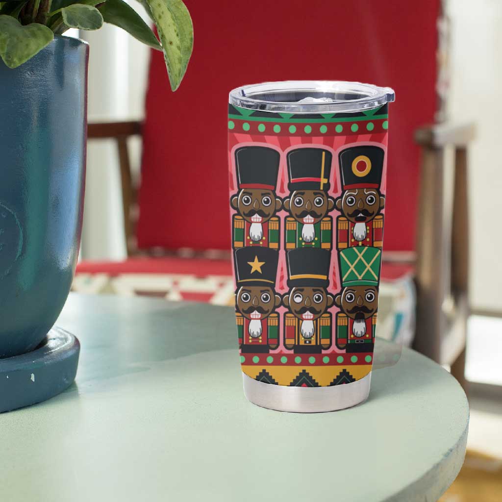 Black Nutcrackers Tumbler Cup Afro Christmas DT03
