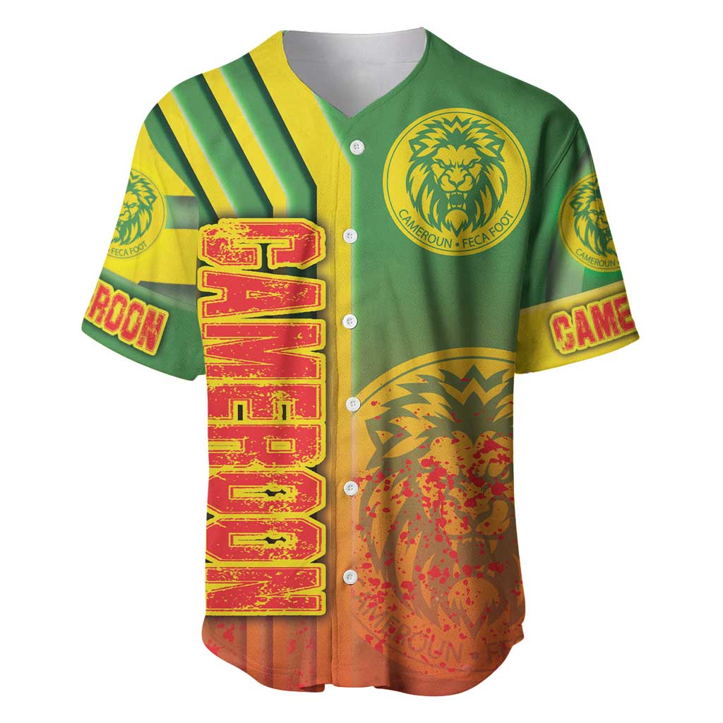Cameroon Soccer Baseball Jersey Indomitable Lions Football - Road To Champion DT03