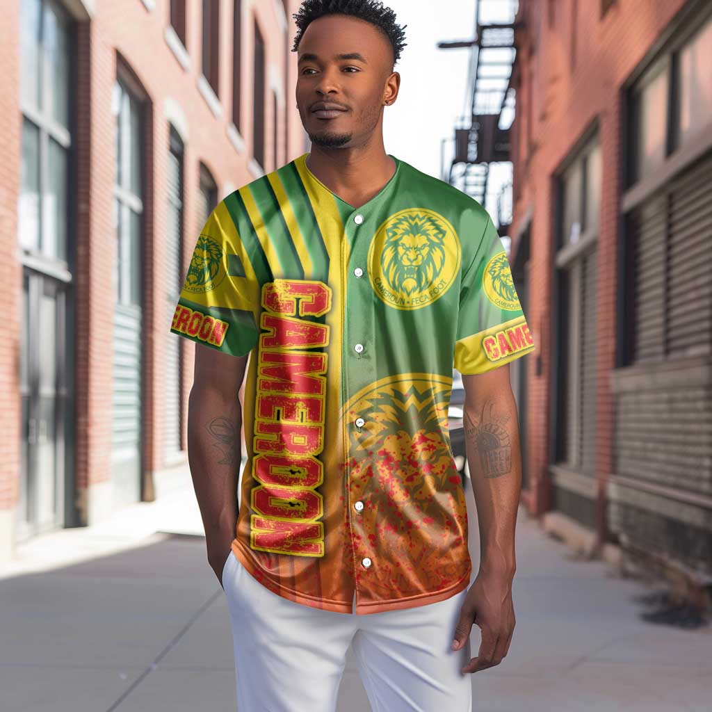 Cameroon Soccer Baseball Jersey Indomitable Lions Football - Road To Champion DT03