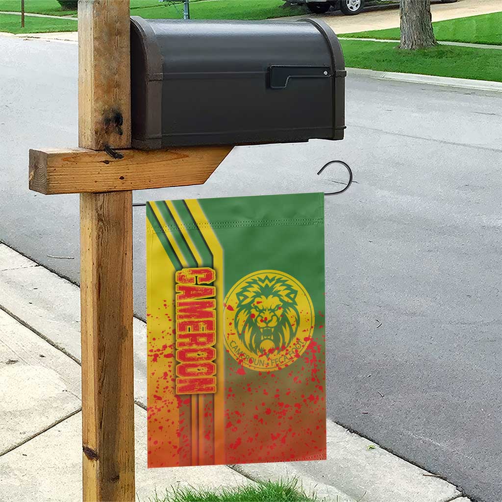 Cameroon Soccer Garden Flag Indomitable Lions Football - Road To Champion DT03