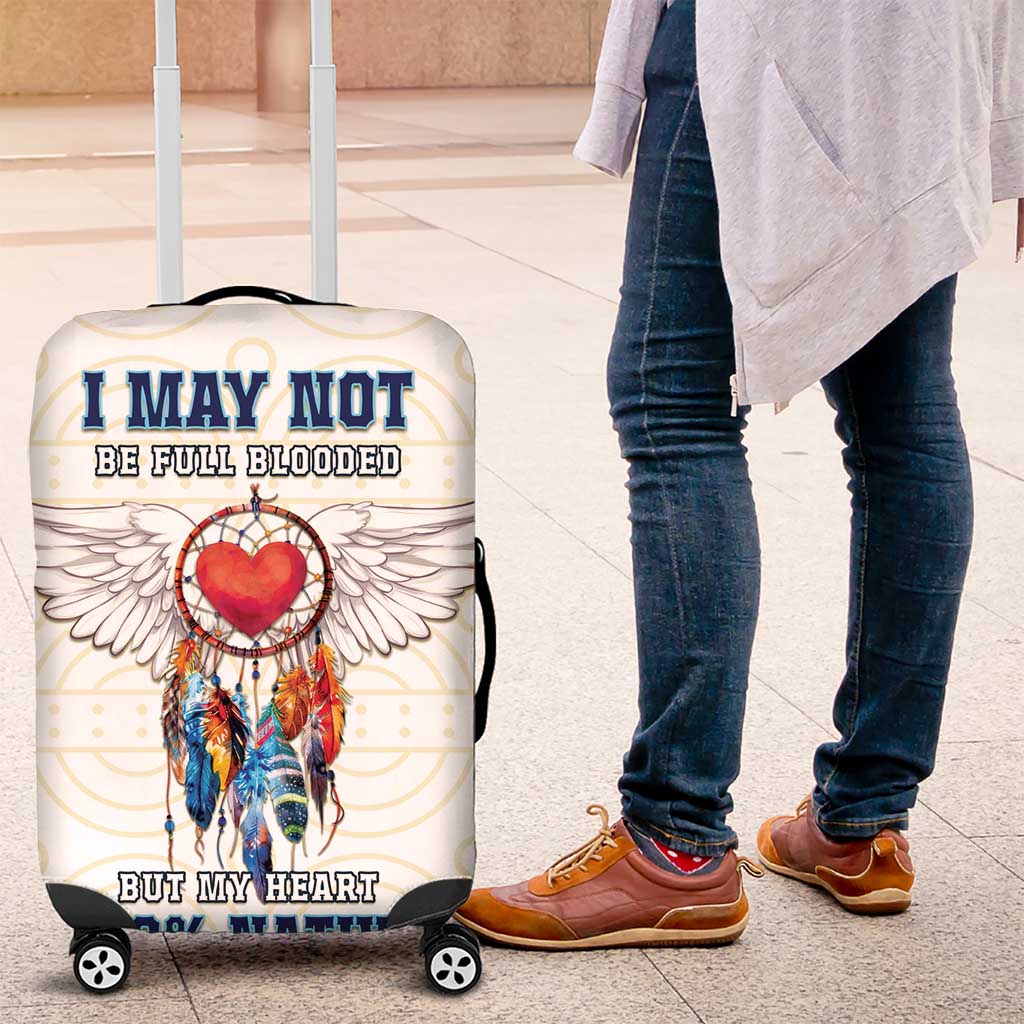 Native American Love Luggage Cover Dream Catcher With Angel Wings DT04