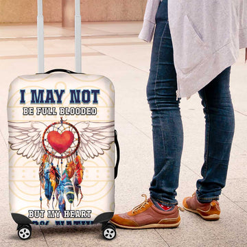 Native American Love Luggage Cover Dream Catcher With Angel Wings DT04