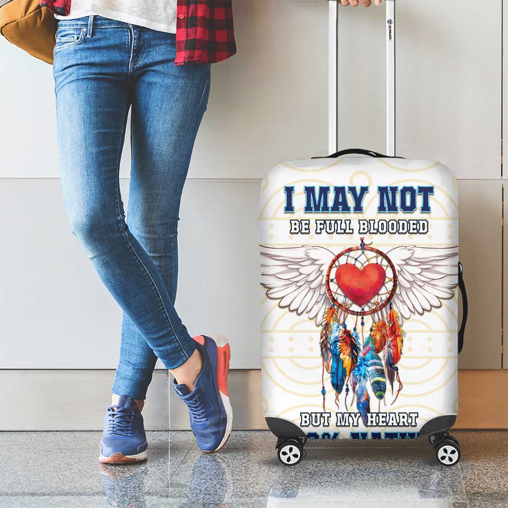 Native American Love Luggage Cover Dream Catcher With Angel Wings DT04