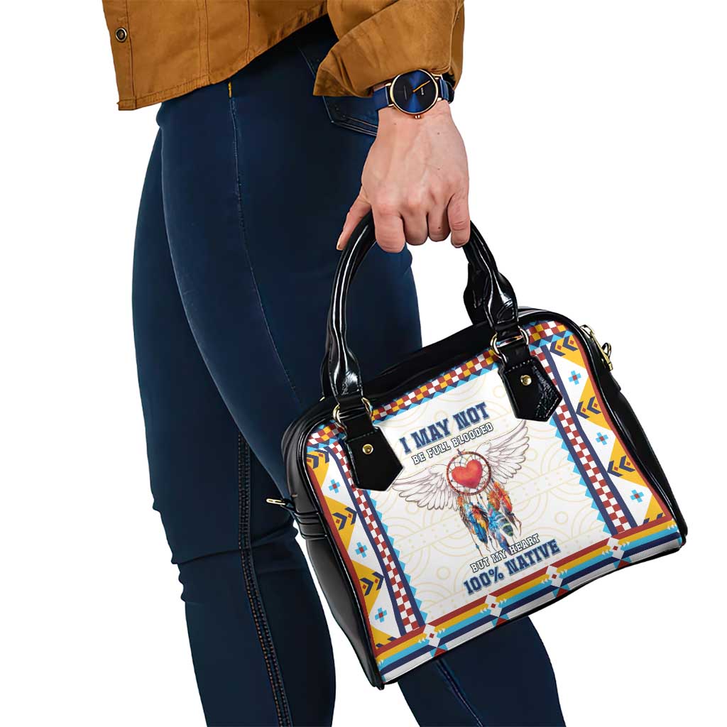 Native American Love Shoulder Handbag Dream Catcher With Angel Wings DT04