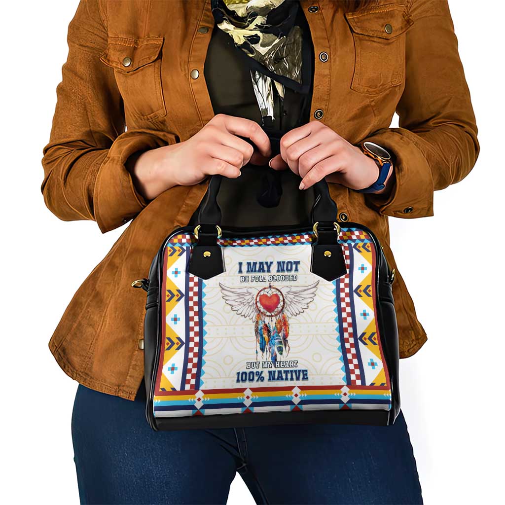 Native American Love Shoulder Handbag Dream Catcher With Angel Wings DT04