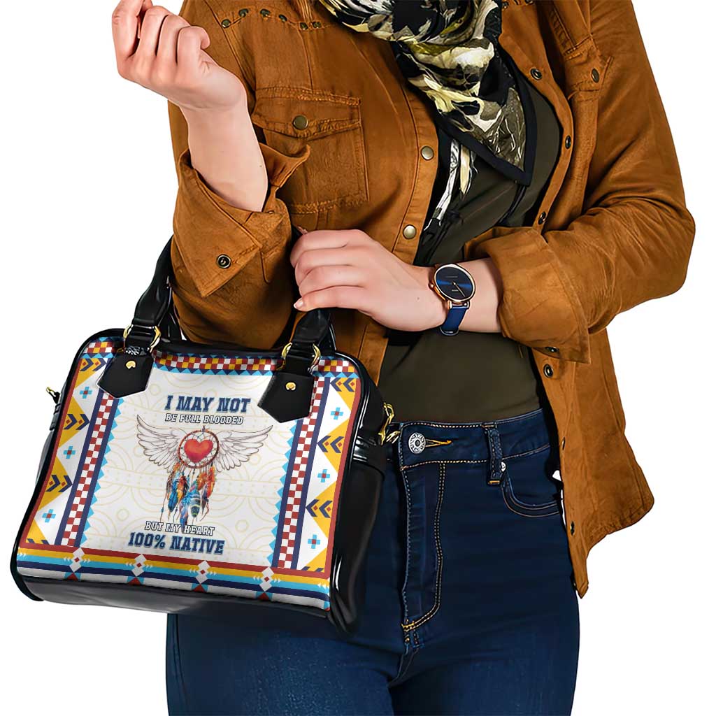 Native American Love Shoulder Handbag Dream Catcher With Angel Wings DT04
