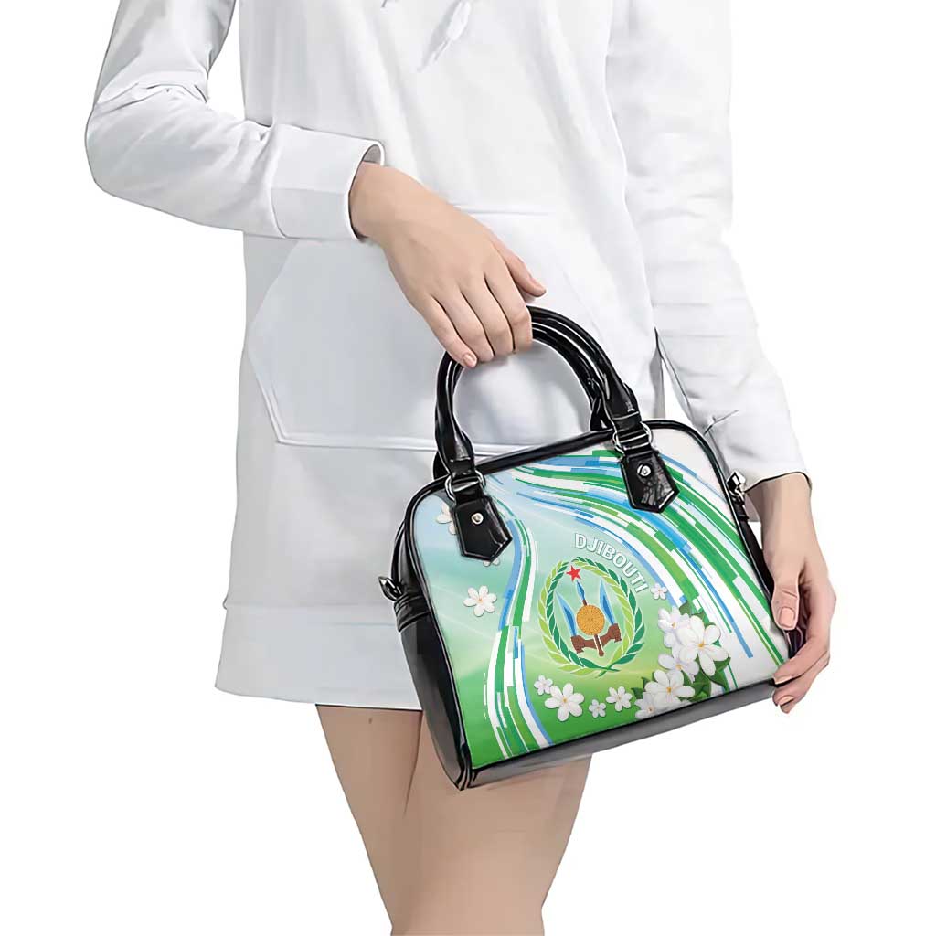 Djibouti Shoulder Handbag Jabuuti Emblem With Jasmine DT04
