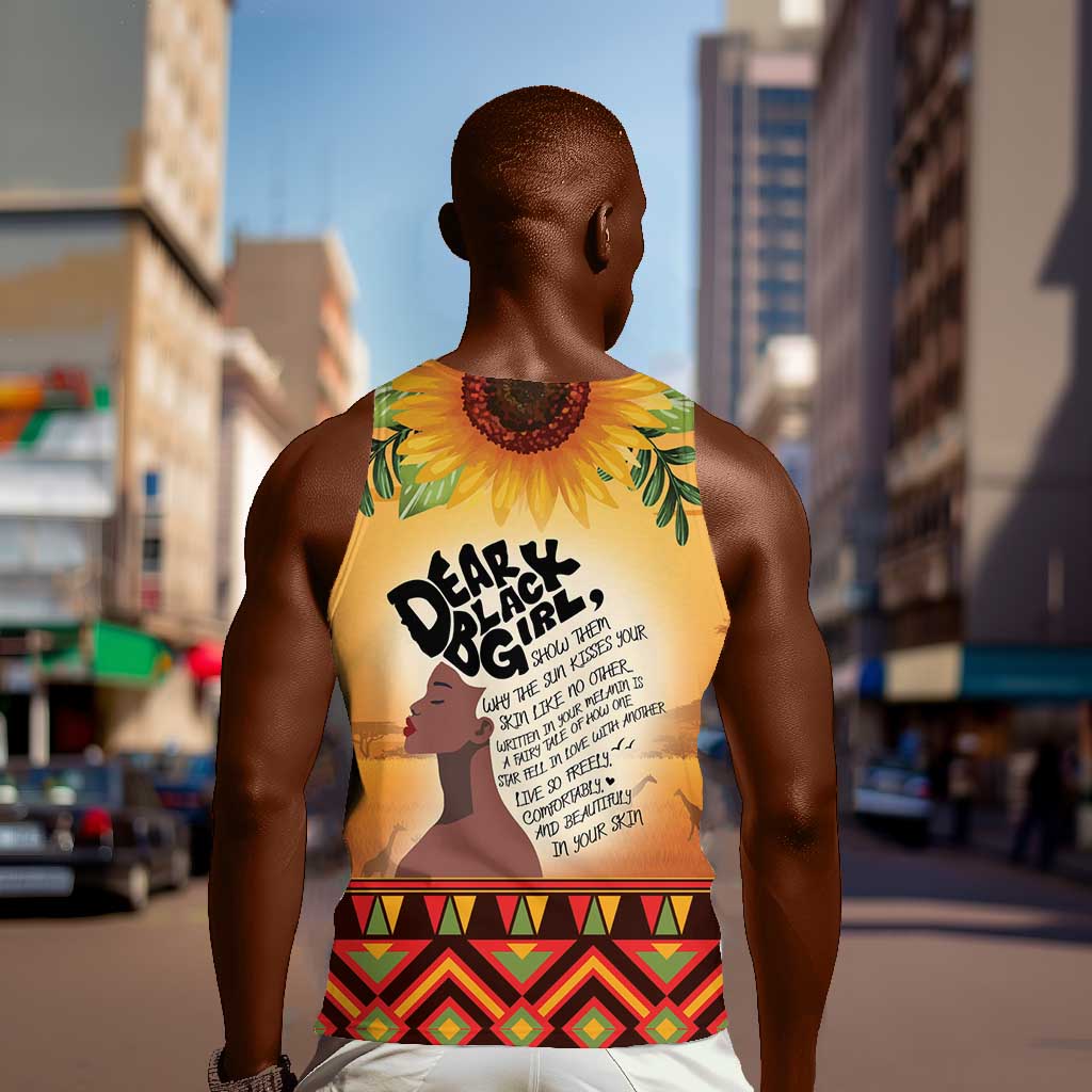 Dear Black Girl Men Tank Top African Pride Black Women DT04