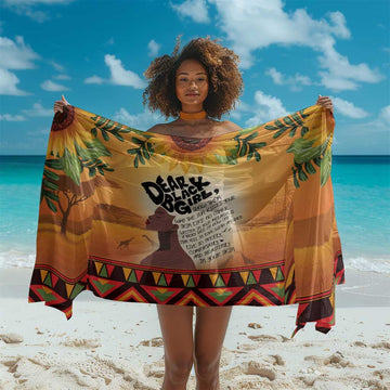 Dear Black Girl Sarong African Pride Black Women DT04