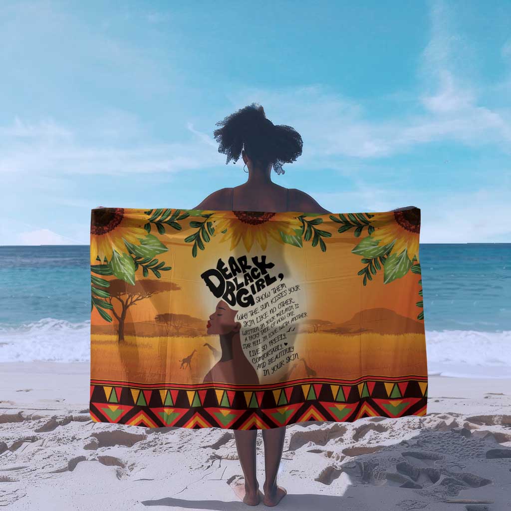 Dear Black Girl Sarong African Pride Black Women DT04