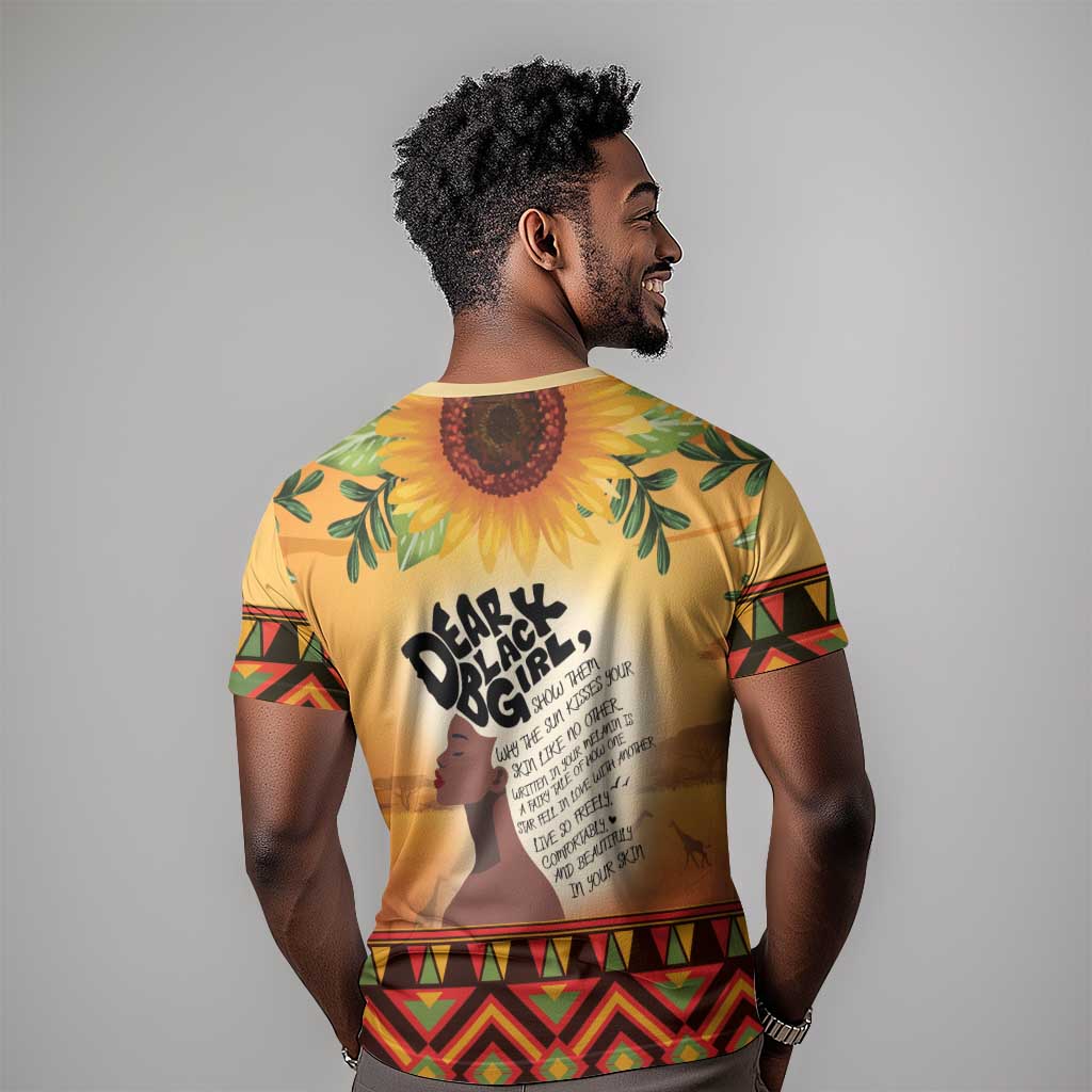 Dear Black Girl T shirt African Pride Black Women DT04